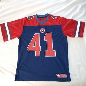 Sz.L Mens Marvel Captain America Super Soldier Jersey